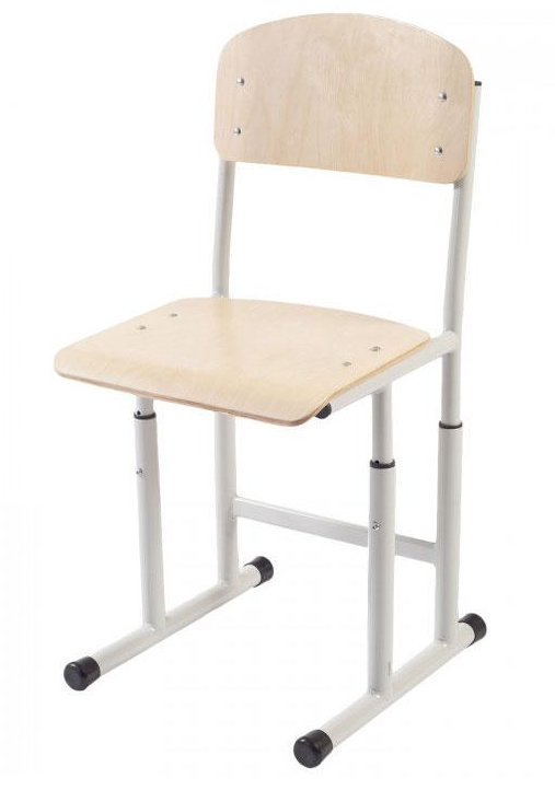 Стілець учнівський "Полозковий" регульований по висоті №4-6 на круглій трубі ( БІГУН, арт. 11105-К)